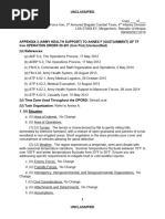 Army OPORD Annex Movement Details | PDF | Military Intelligence | Corps