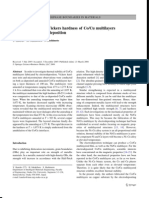 Microstructure and Vickers Hardness of Co/Cu Multilayers Fabricated by Electrodeposition