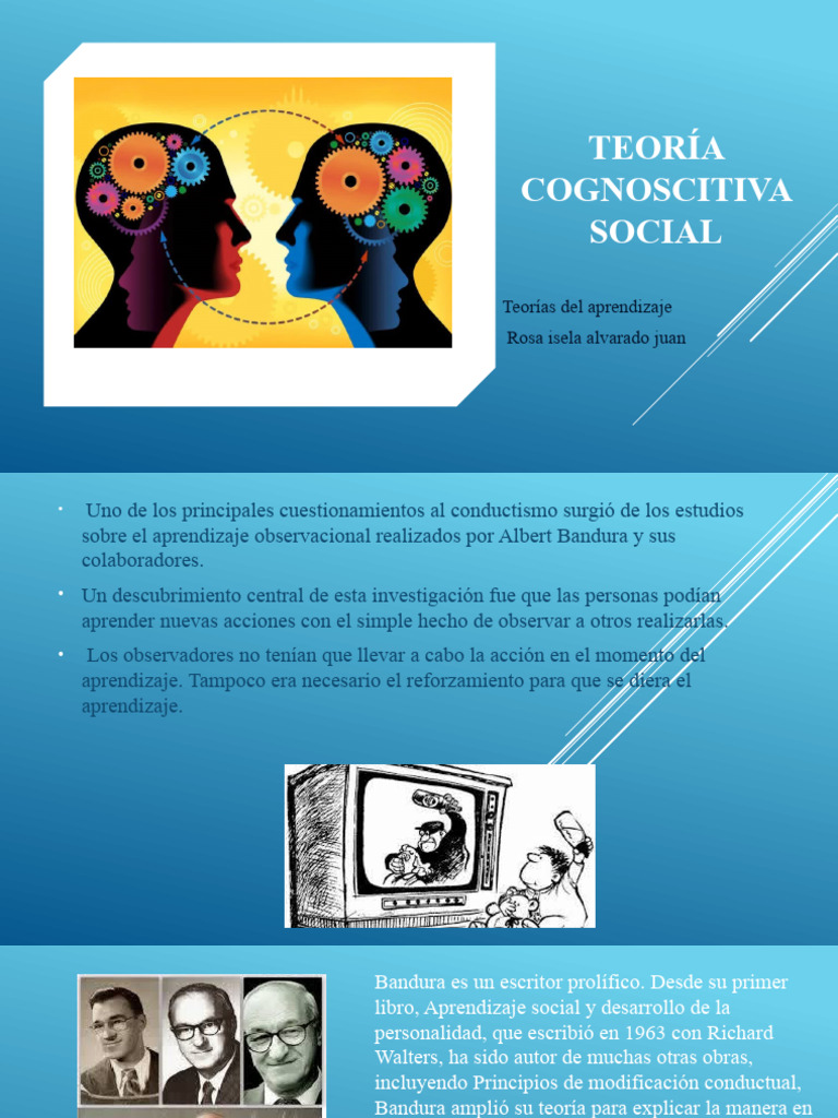 Teoría Cognoscitiva Social Descargar Gratis Pdf Autoeficacia