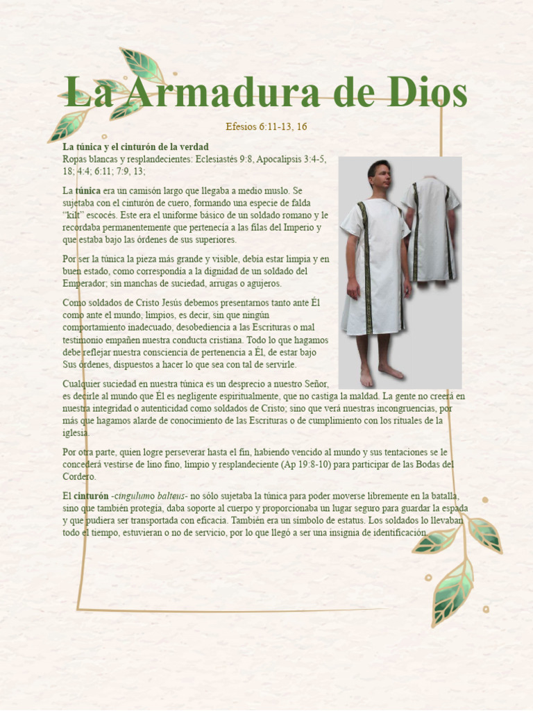 La Armadura de Dios | PDF | Cristo (título) | Salvación