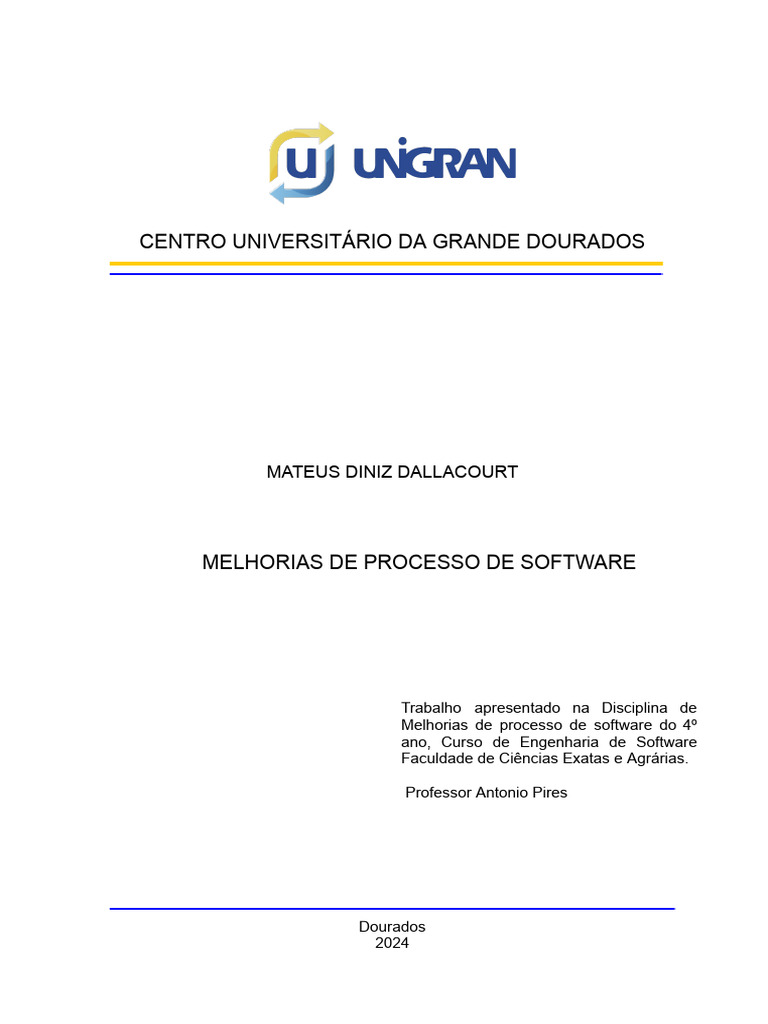 Melhoria de Processos em Software CMMI e MR-MPS-SW | PDF | Qualidade ...