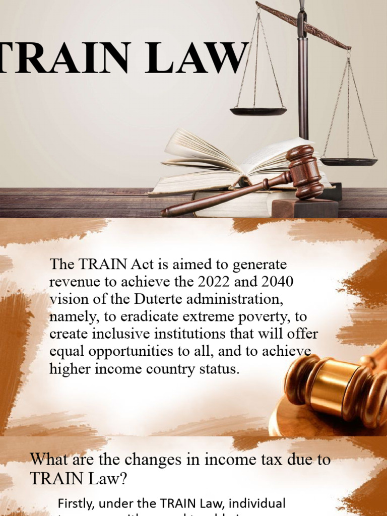 TRAIN Law: Income Tax Changes Explained | PDF | Taxes | Value Added Tax