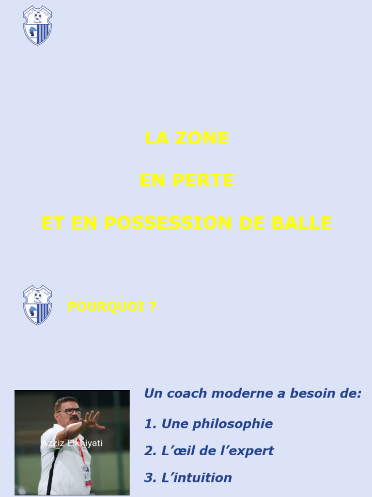 Zone | PDF | Défenseur (football) | Code du football