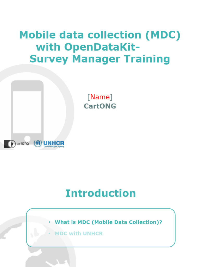 MDC Tool 09 MDC Training For Survey Manager - EN - V9 - Final | PDF ...