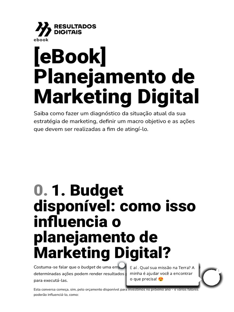 01 - (Ebook) Como Fazer Um Plano de Marketing Digital | PDF | Marketing ...