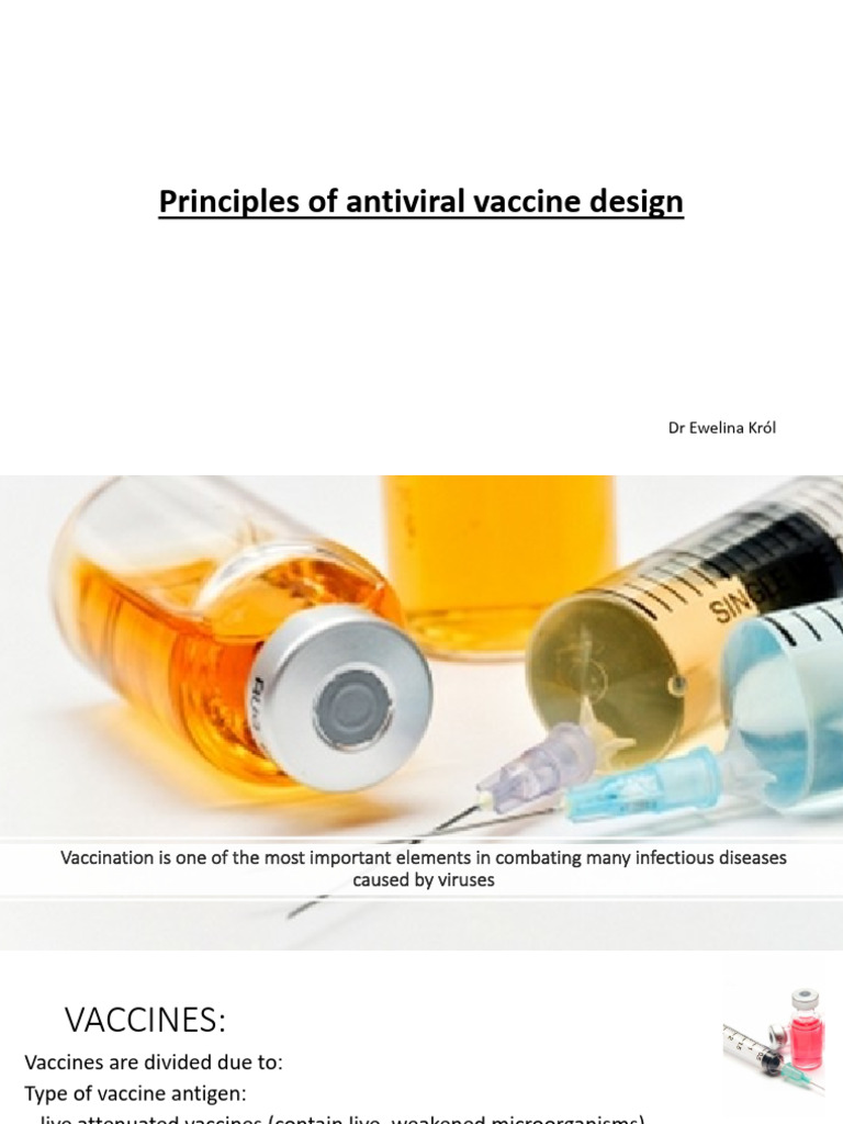 Antiviral Vaccine Design Principles | PDF | Virus | Vaccines