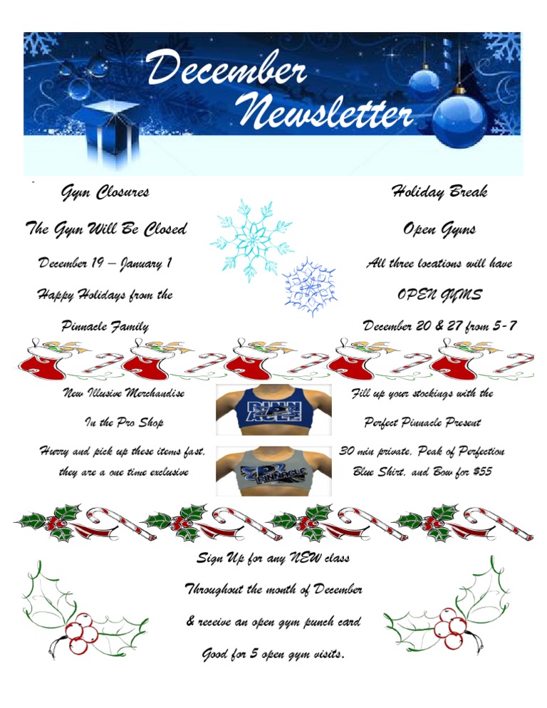 December Newsletter | PDF