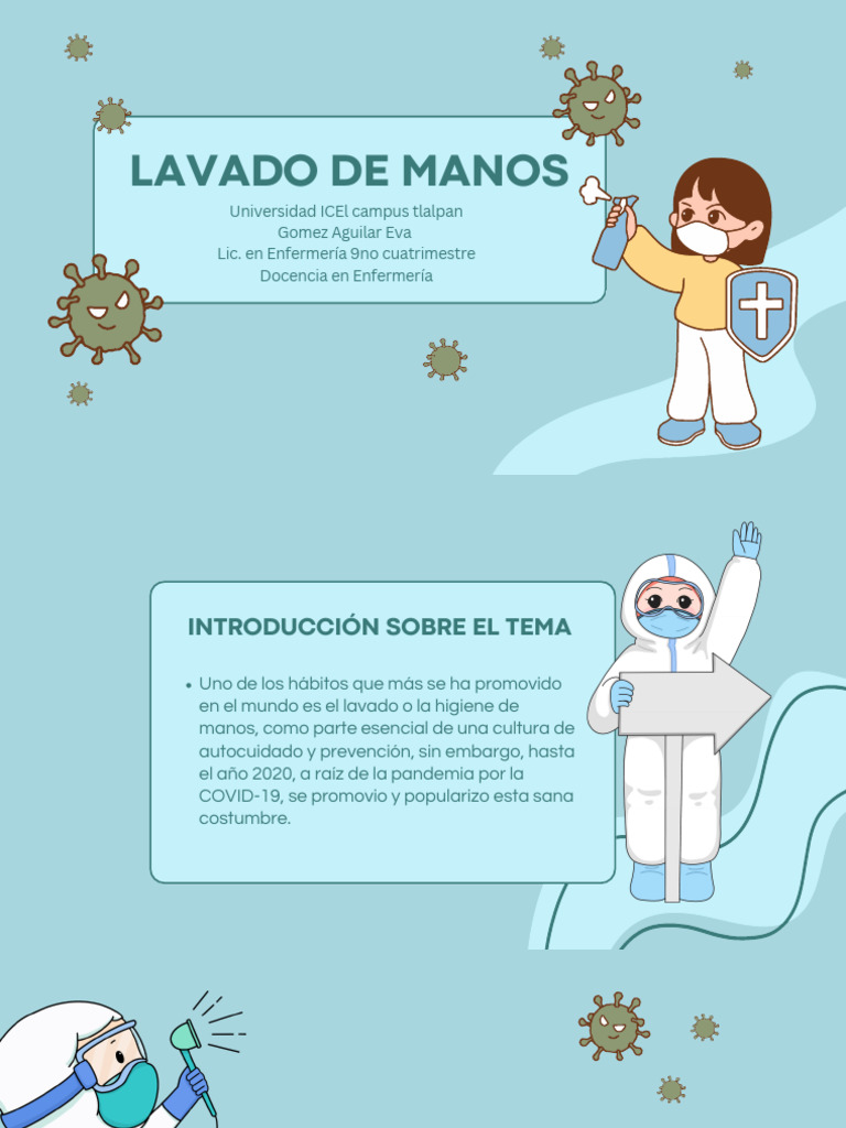 LAVADO DE MANOS | PDF | Lavado de manos | Ciencias de la Salud