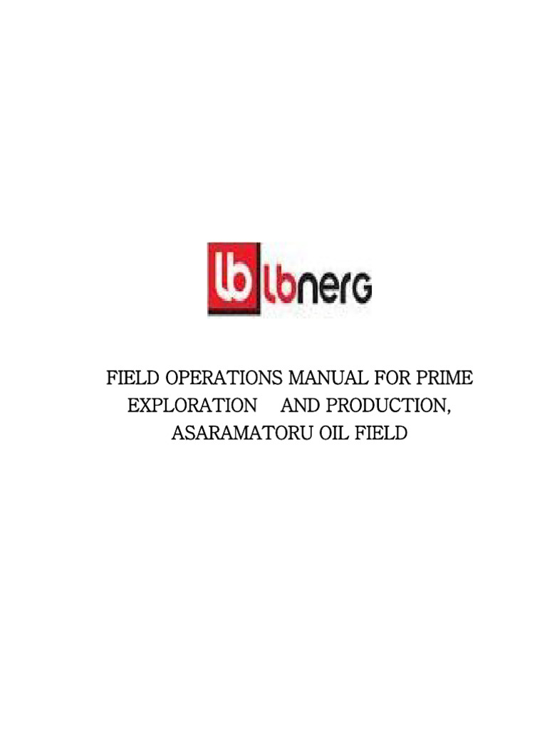 Asaramatoru Oil Field Operations Manual | PDF | Emulsion
