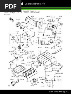 1994 Ninja® ZX™-7 Air Cleaner | PDF | Mechanical Engineering | Engines
