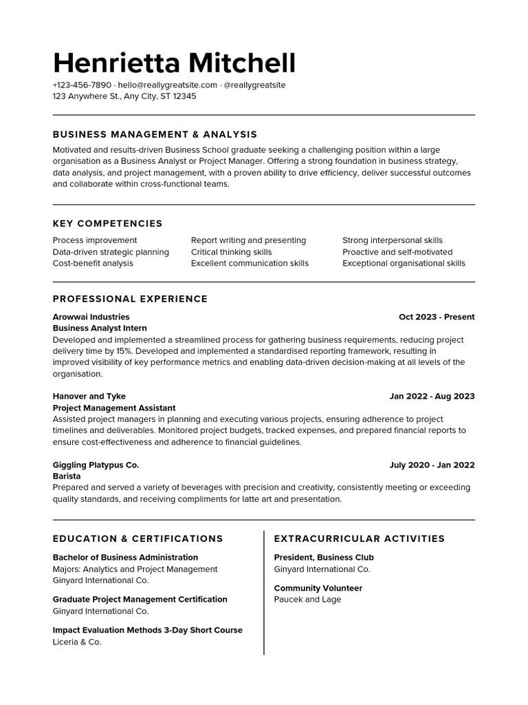 Minimalist White and Grey Professional Resume - 20240622 - 025318 ...