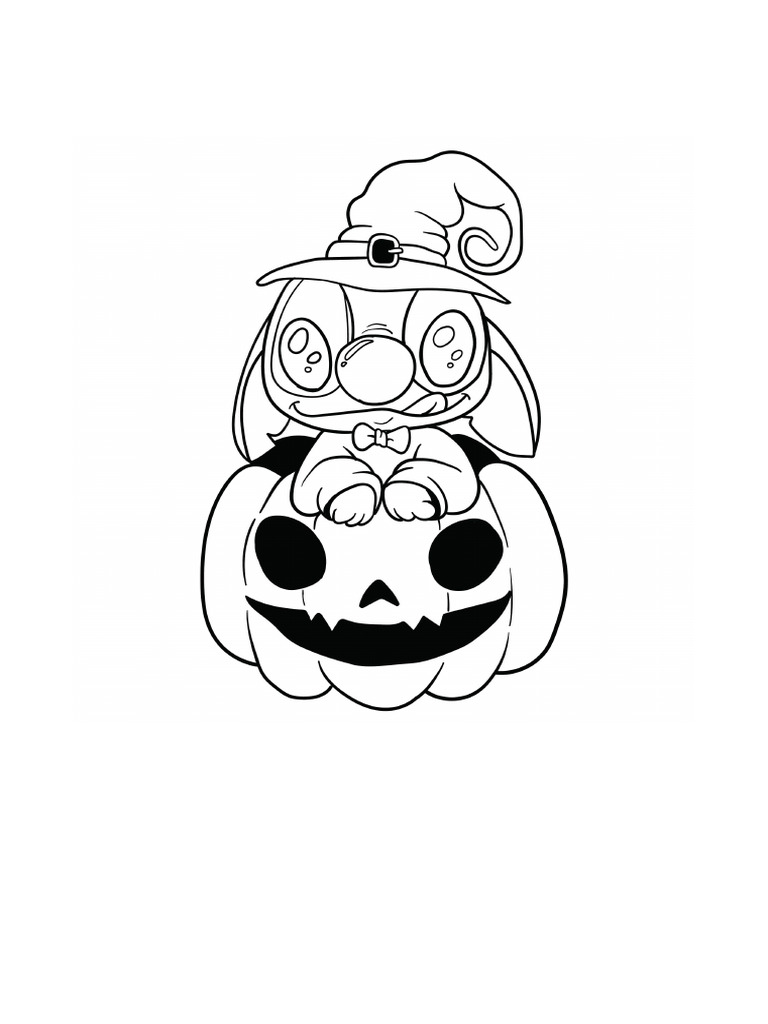 Printable Disney Halloween Coloring Pages