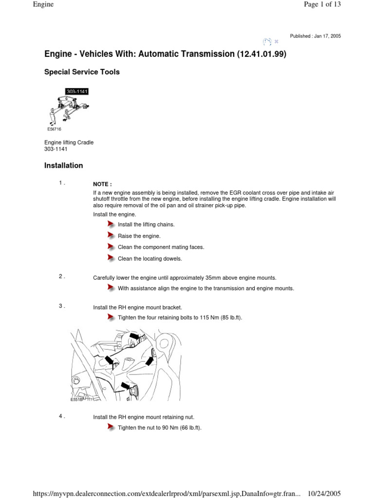 Engine Installation Guide for Vehicles | PDF | Turbocharger | Throttle