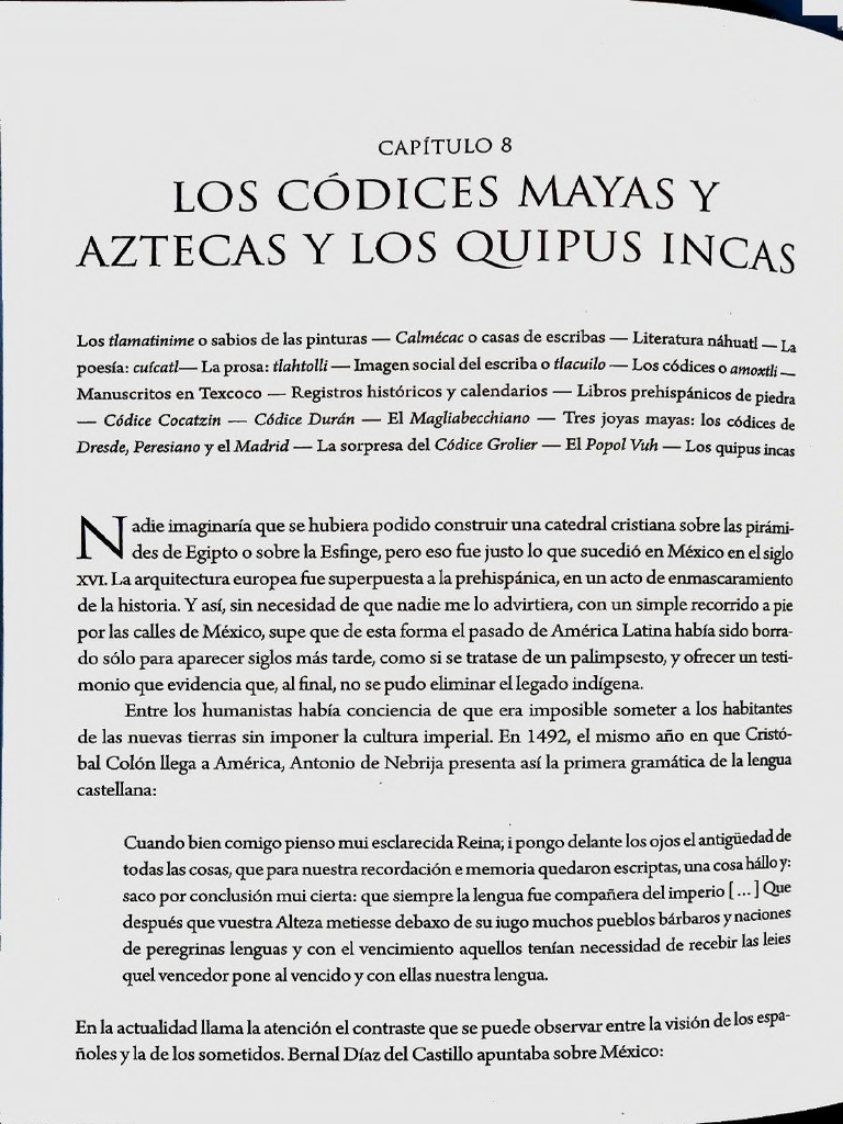 Códices Mayas, Aztecas y Quipus Incas | PDF | Imperio Inca