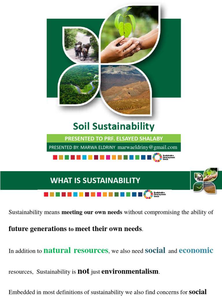 Soil Health for Sustainable Development | PDF | Soil | Sustainability
