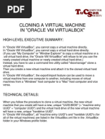 Cloning VM in VirtualBox - Windows