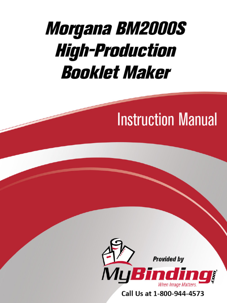 BOOKLET MAKER BM 2000s Operator Manual Download Free PDF Wire Clutch