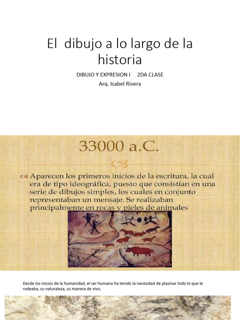Evolución del Dibujo a lo Largo de la Historia | PDF