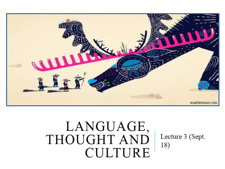 Week 3 Language, Thought and Culture | PDF