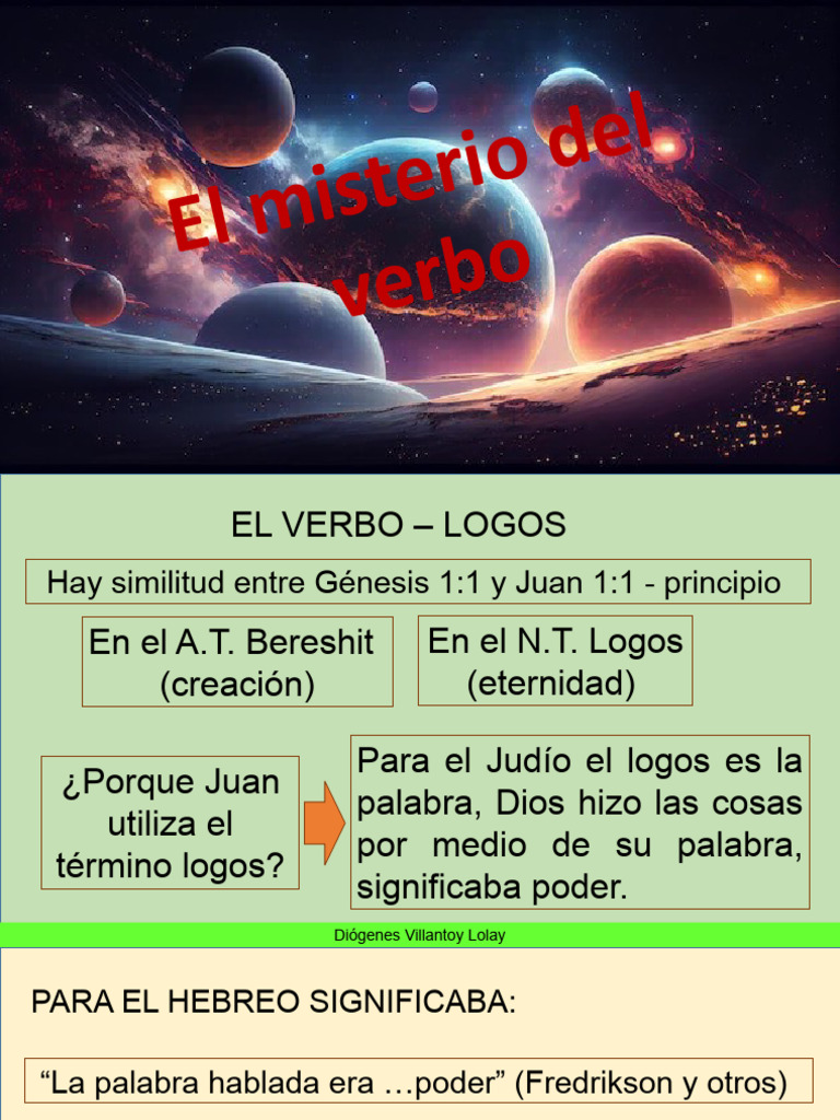 El Significado del Logos en la Biblia | PDF | Logos | Logos (cristianismo)