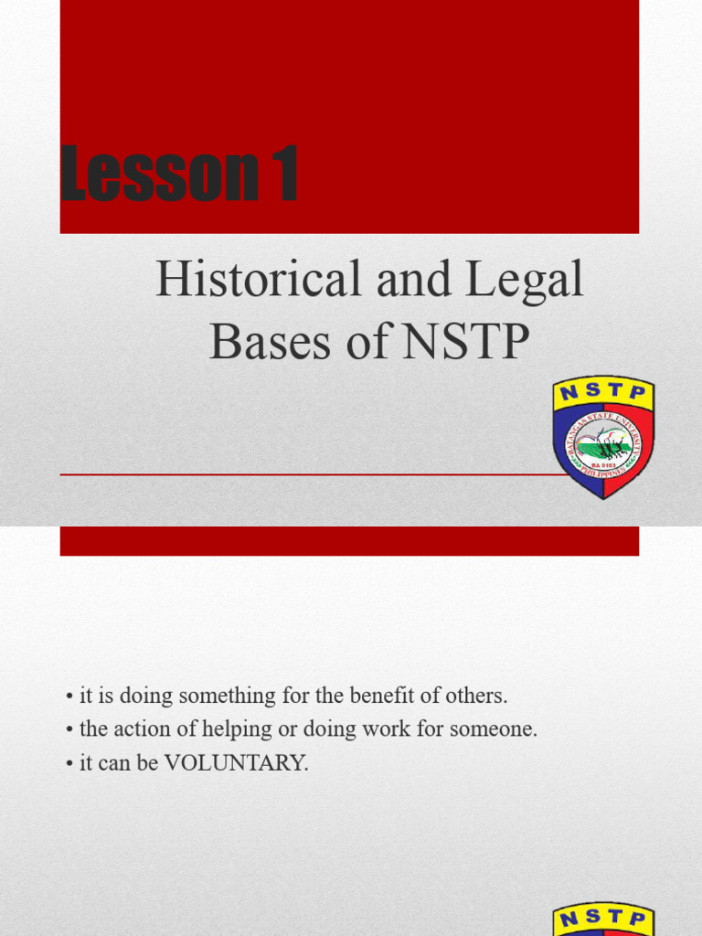 Nstp pdf article three of the united states constitution european