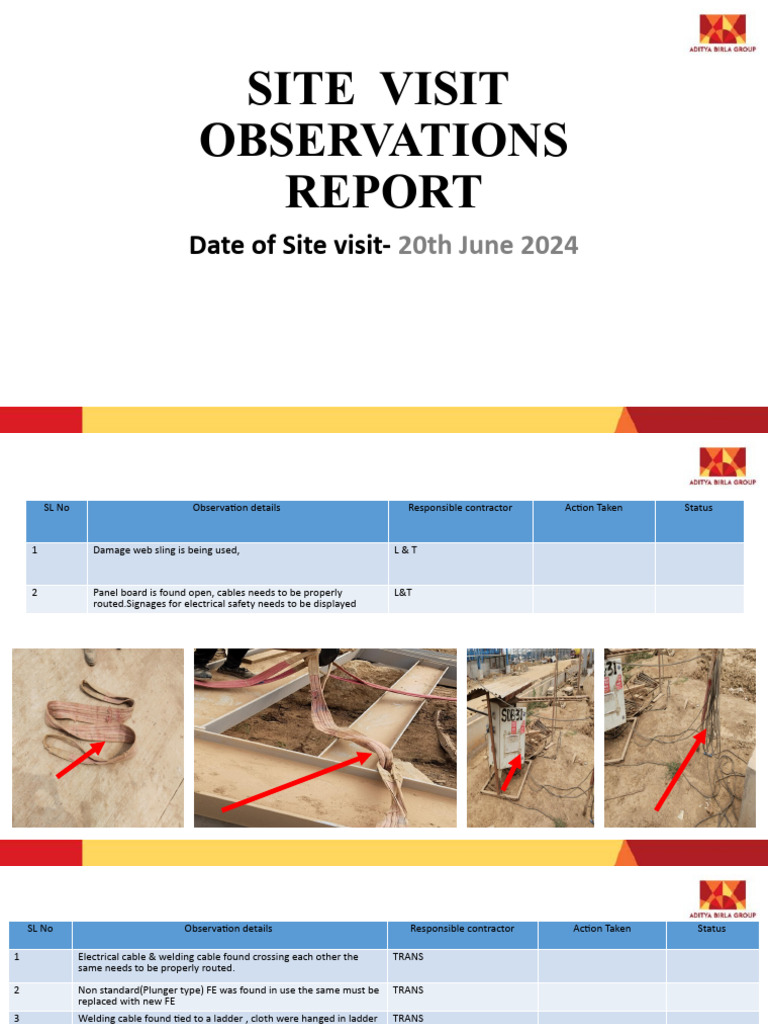 Site Observation 20.06.2024 | PDF | Technology & Engineering