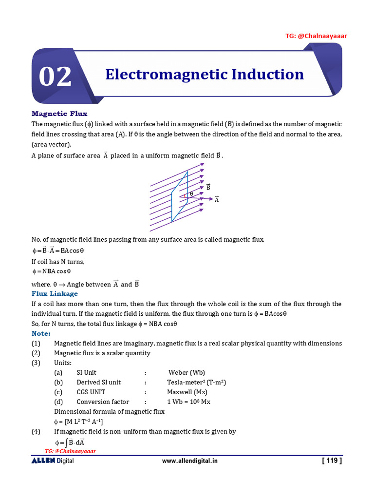 Understanding Magnetic Flux and Induction | PDF | Electromagnetic ...