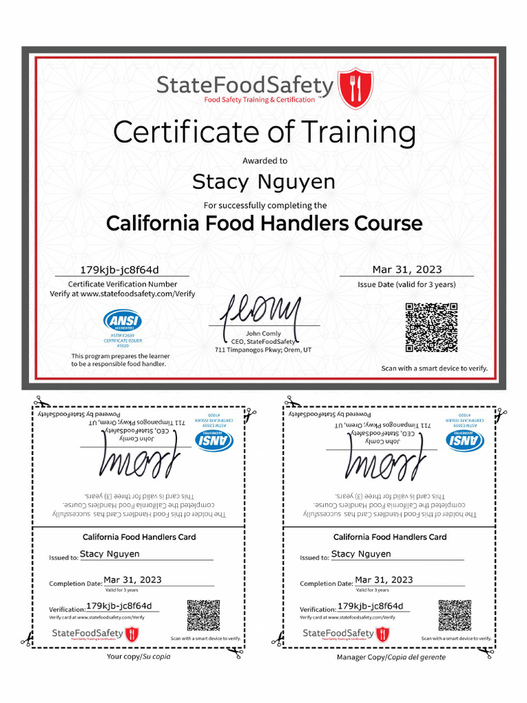 StateofCaliforniaFoodHandlerCard PDF