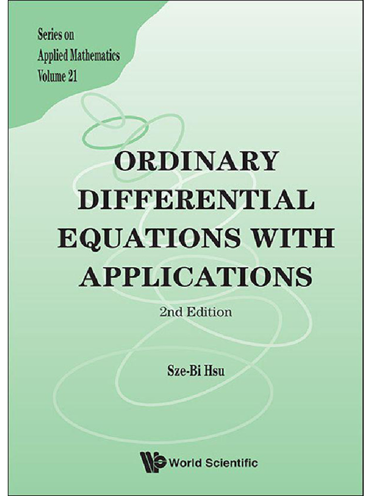 Ordinary Differential Equations With Applications (Sze-Bi Hsu) (Z ...