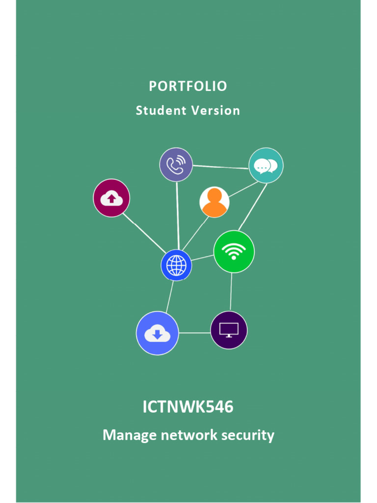 Ictnwk546 project portfolio word version ictnwk546 project