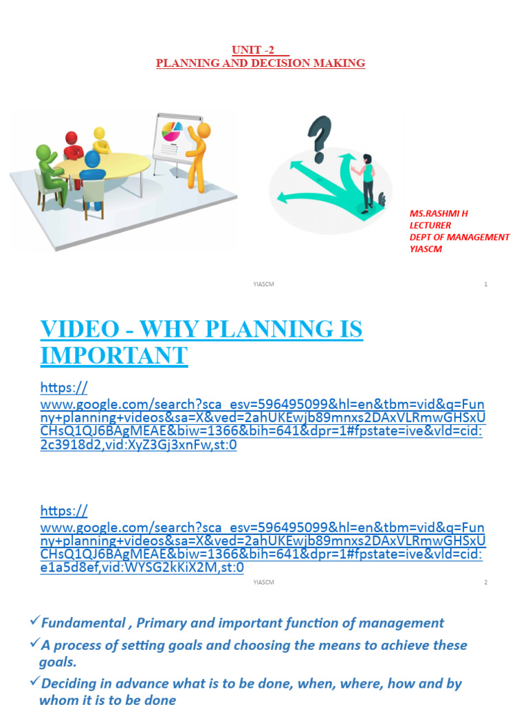 Unit - 2 | PDF | Decision Making | Swot Analysis
