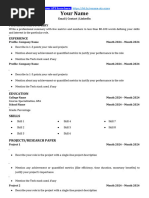Resume 2026 Template | PDF
