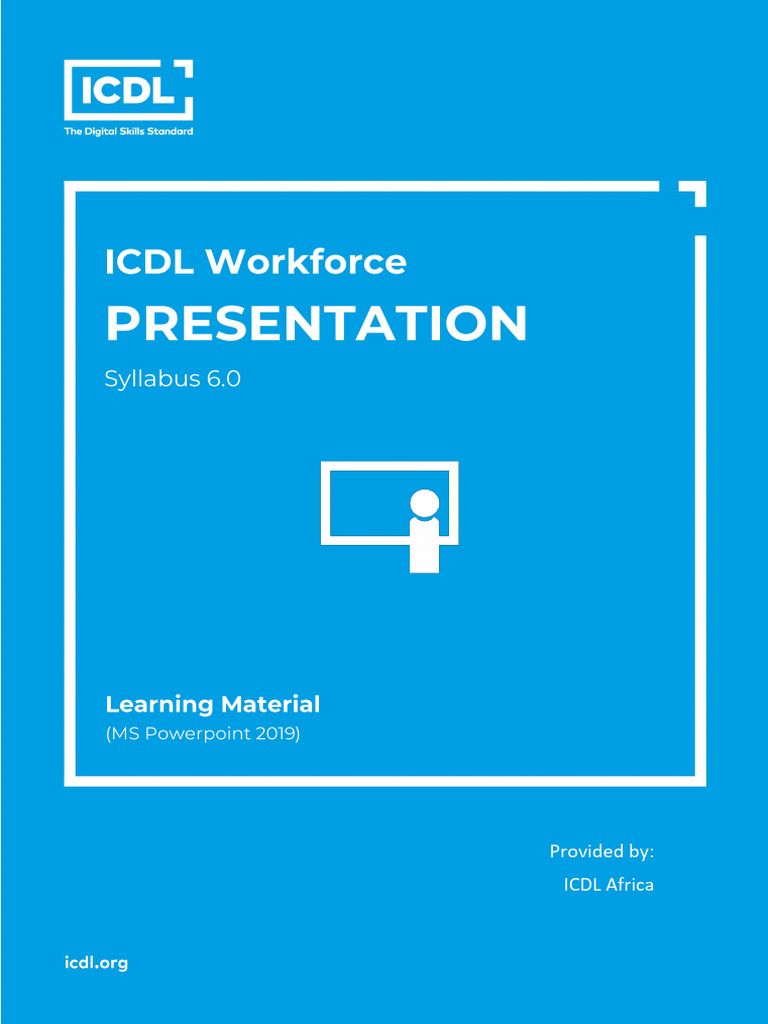 ICDL Presentation Skills Guide | PDF | Microsoft Power Point | Computer ...