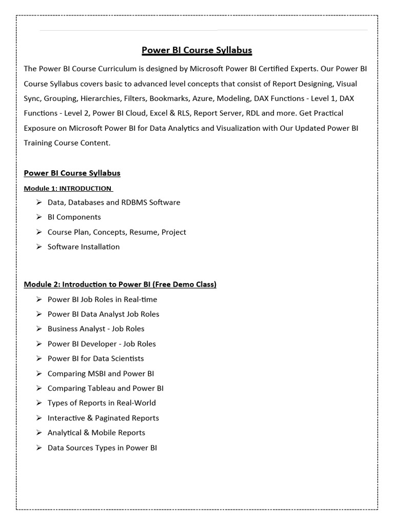 powerbi-course-syllabus-pdf-microsoft-excel-software-engineering