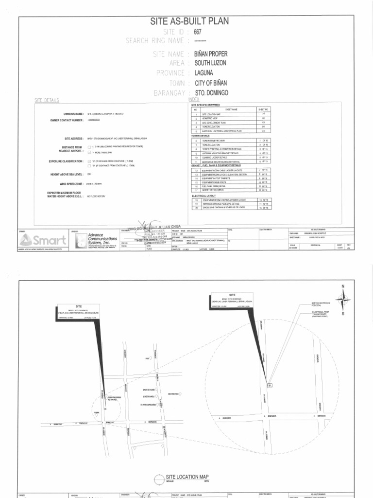 667 Biñan Proper Site Dev Plan | PDF