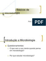 Princípios Básicos de Microbiologia Aula 1