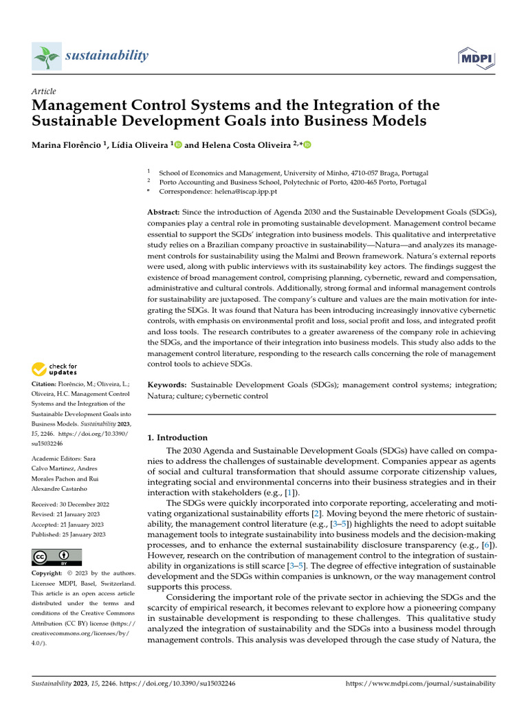 Management Control Systems and The Integration of | PDF ...