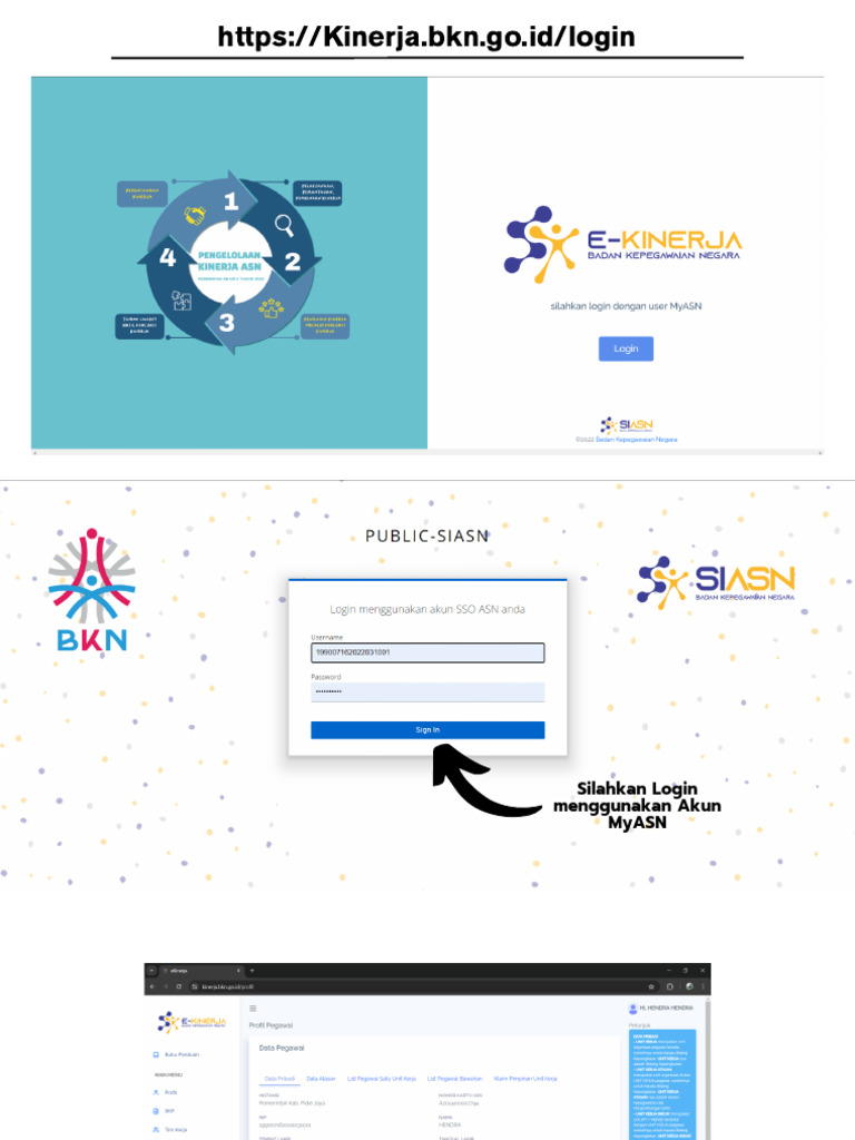 Panduan Lengkap Edit Profil ASN | PDF | Karier & Perkembangan