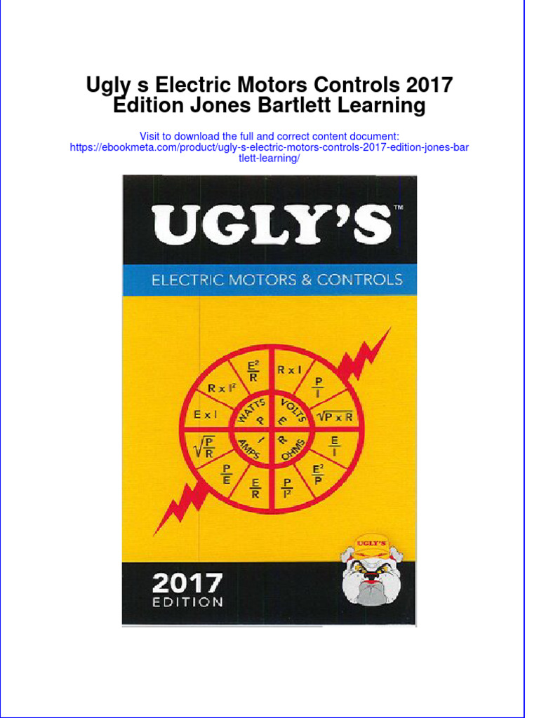 Ugly S Electric Motors Controls 2017 Edition Jones Bartlett Learning