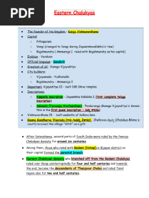 Eastern Chalukyas