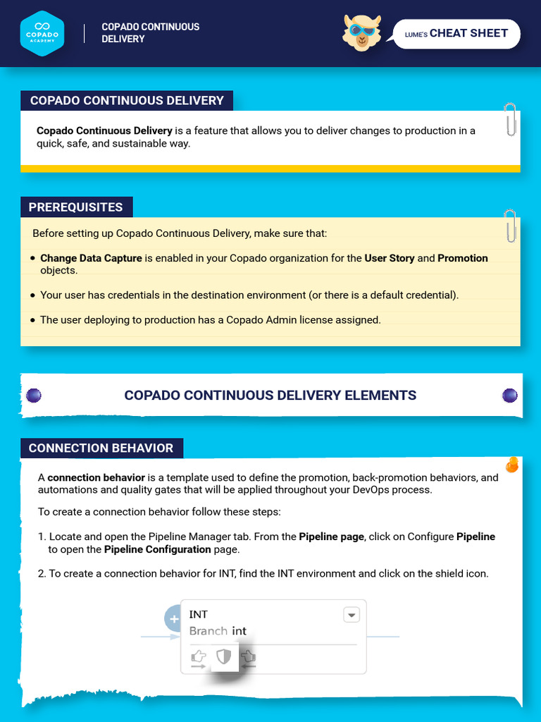 Copado Continuous Delivery Cheat Sheet Download Free Pdf Metadata