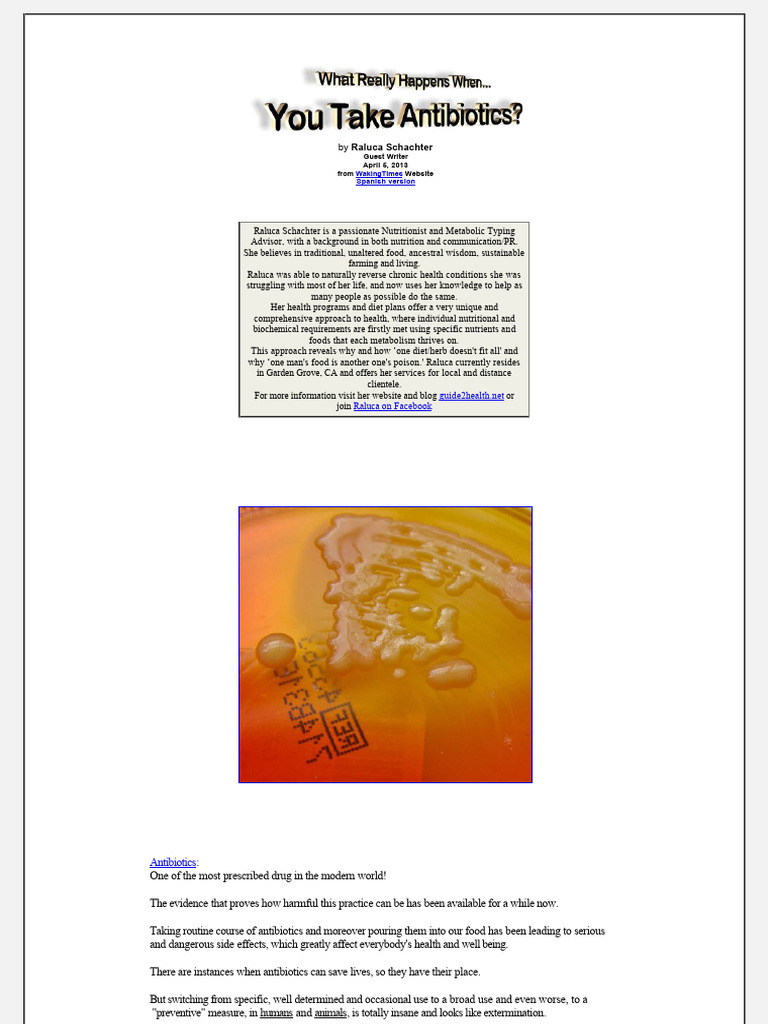 How Terramicina Attacks Your Body Without You Even Noticing