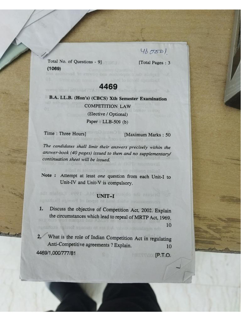 Question Papers | PDF