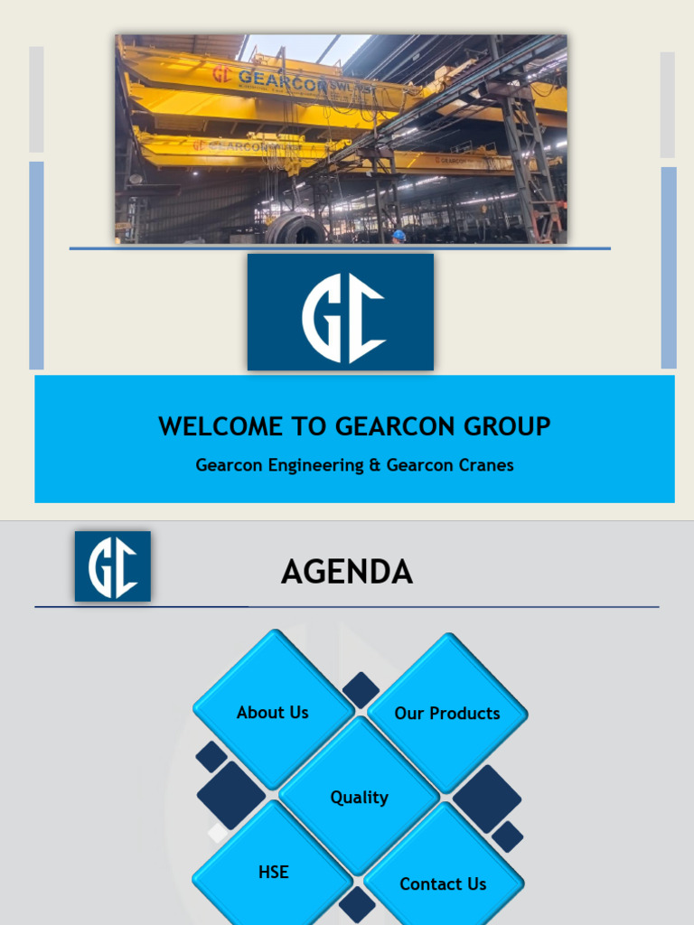 Gearcon Engineering / Gearcon Cranes | PDF | Gear | Crane (Machine)