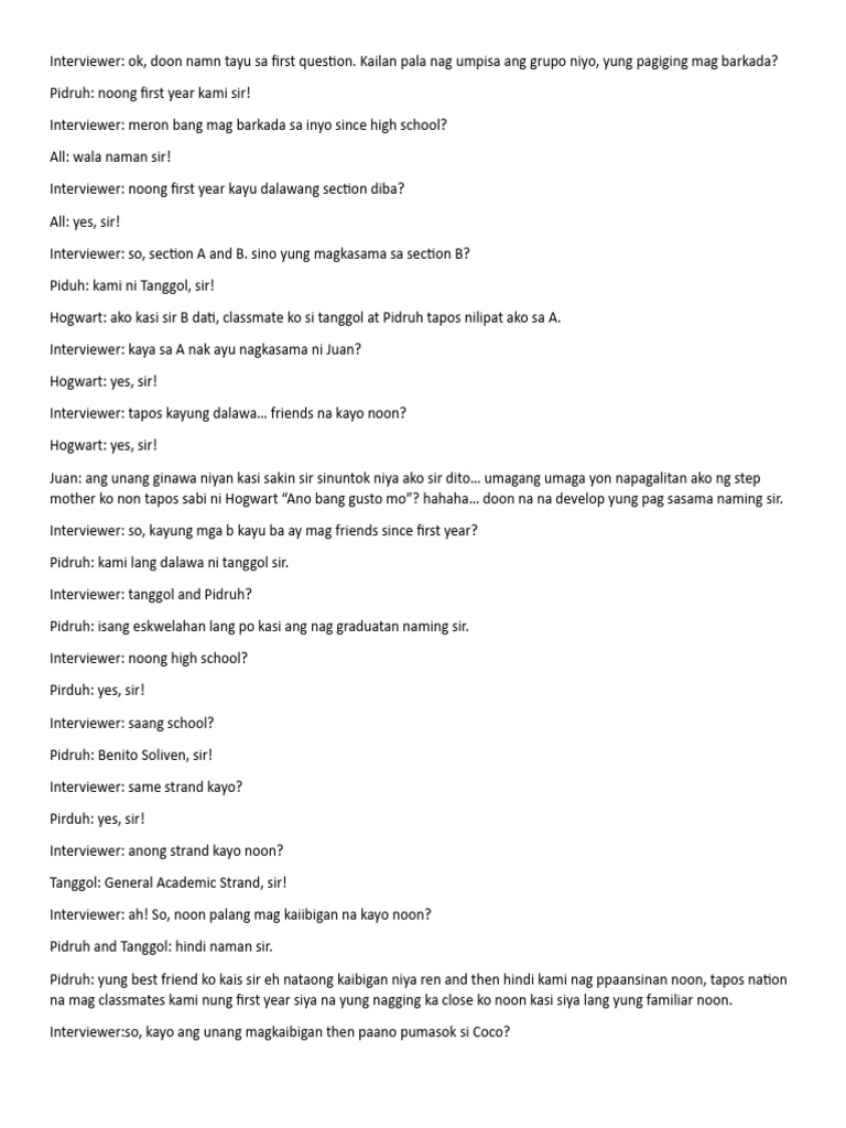 Interviewer | PDF