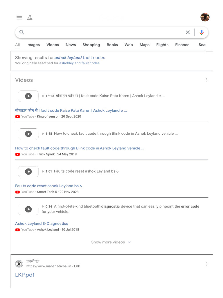 Ashok Leyland Fault Code Guide | PDF | Computing | Computer Engineering