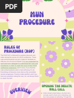 THIMUN Rules of Procedure Guide | PDF | Committee | Meetings