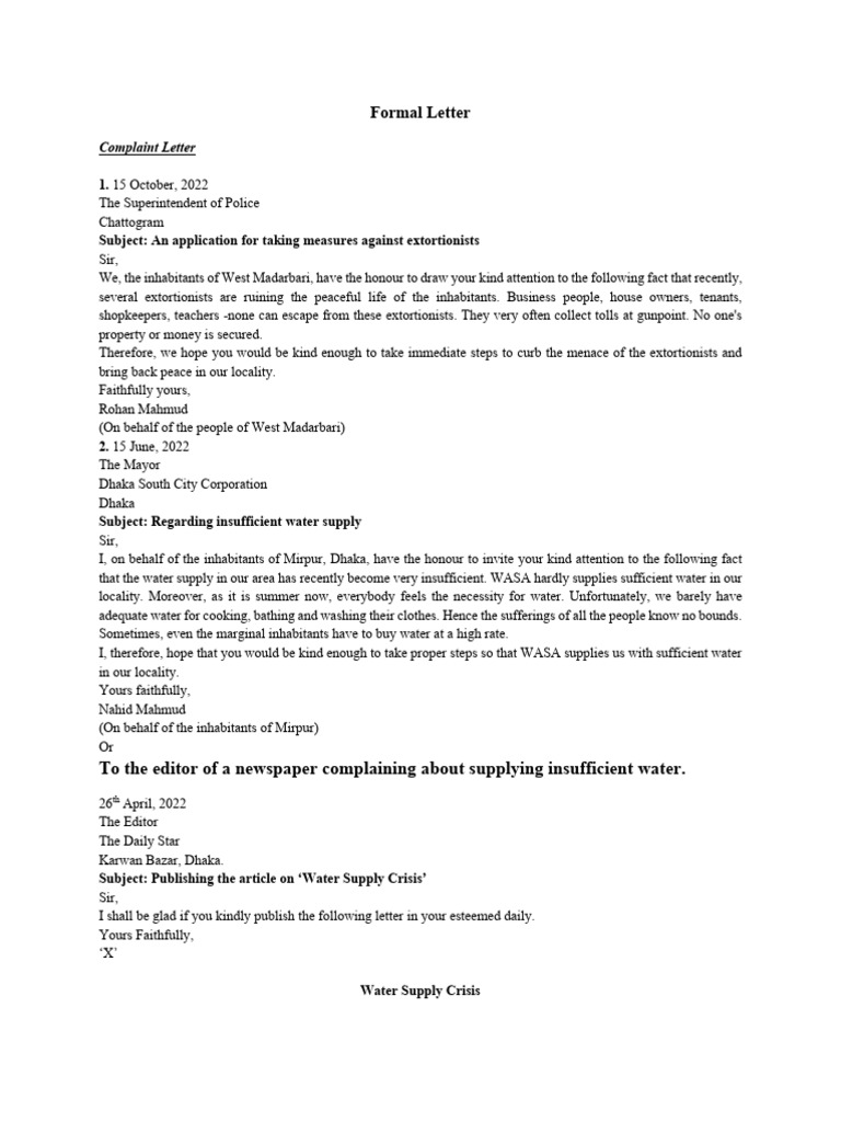 Complain Pdf Traffic