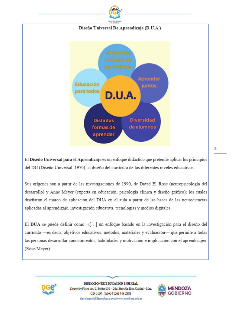 Dua - Documento | PDF | Aprendizaje | Plan de estudios