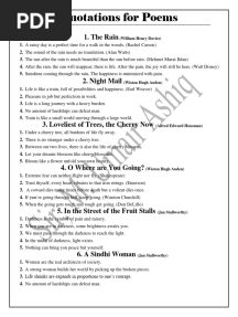 Quotations For Poem 11